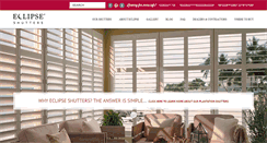 Desktop Screenshot of eclipseshutters.com
